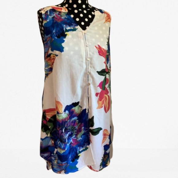 Anthropologie Dresses & Skirts - Fig + Flower Anthropologie Watercolor Dress Small